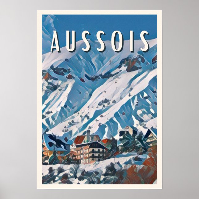 Aussois Station de ski Poster (Framsidan)