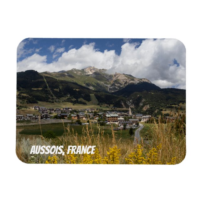 Aussois, Vanoise Massif, France Magnet (Horisontell)
