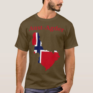 Aust Agder County Norge T Shirt