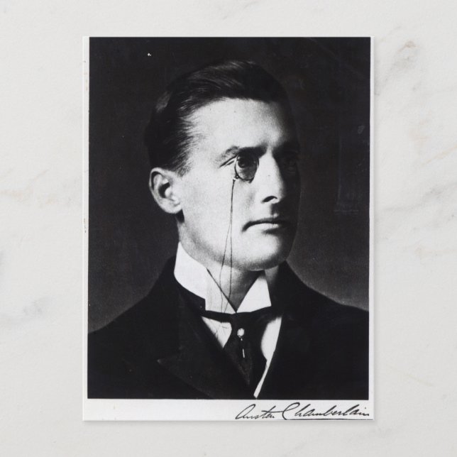 Austen Chamberlain Vykort (Framsida)