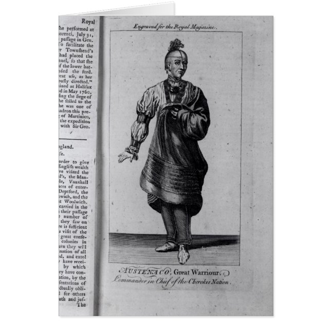 Austenaco, Underbara Warrior Hälsningskort (Framsidan)