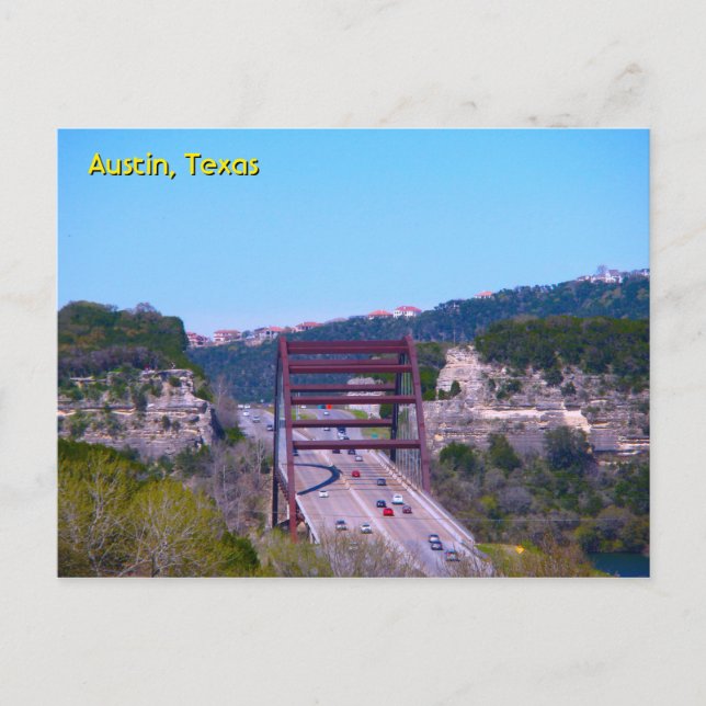 Austin 360 Bridge Vykort (Framsida)