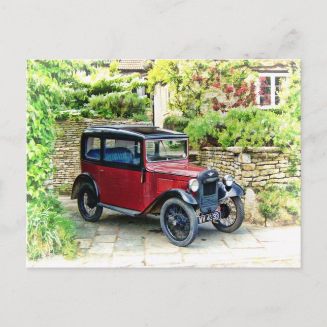 Austin 7 vykort (Framsida)