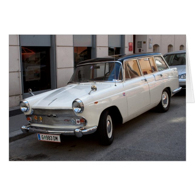 Austin A55 Cambridge Hälsningskort (Framsidan Horizontal)