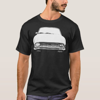 Austin Allegro 1970-talets klassiska monoblock whi T Shirt