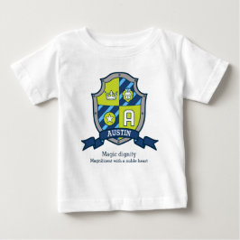 Austin boys A namn och drålsköld T-shirt