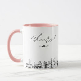 Austin Bröllop Personlig Kaffe Mugg