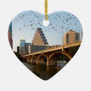 Austin den Texas kongressen överbryggar Julgransprydnad Keramik