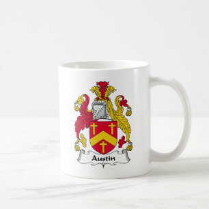 Austin familjvapensköld kaffemugg