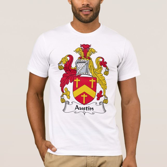 Austin familjvapensköld tee (Framsida)
