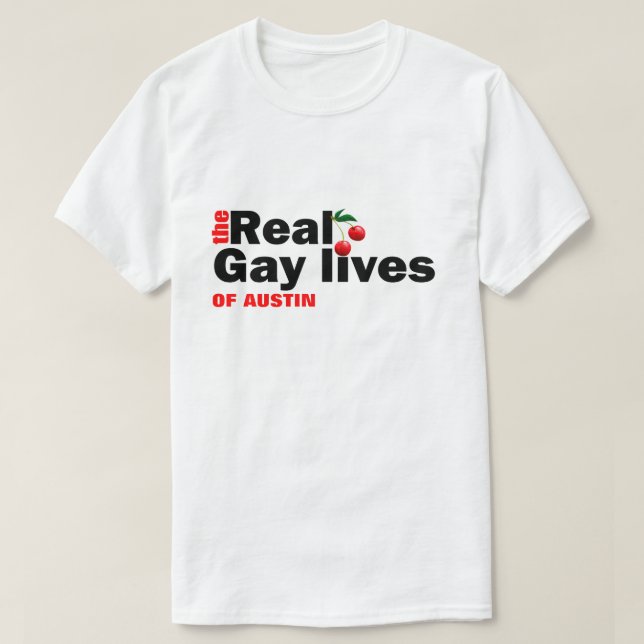 Austin Gay pride Tee Shirt (Design framsida)