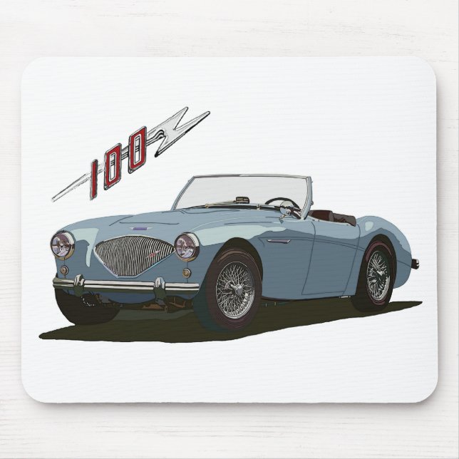 Austin Healey 100 Musmatta (Framsidan)