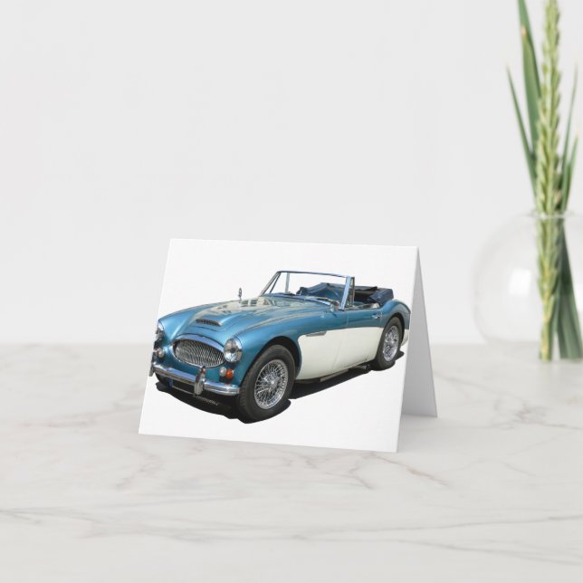 Austin Healey 3000 klassisk bil Kort (Framsida)