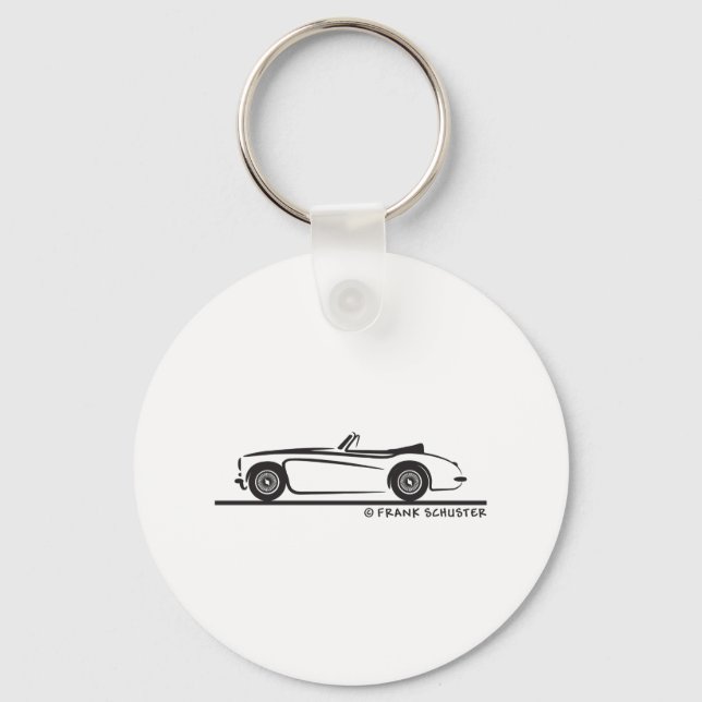 Austin Healey 3000 MK II Nyckelring (Framsida)
