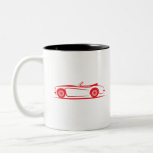 Austin Healey 3000 MK II Två-Tonad Mugg