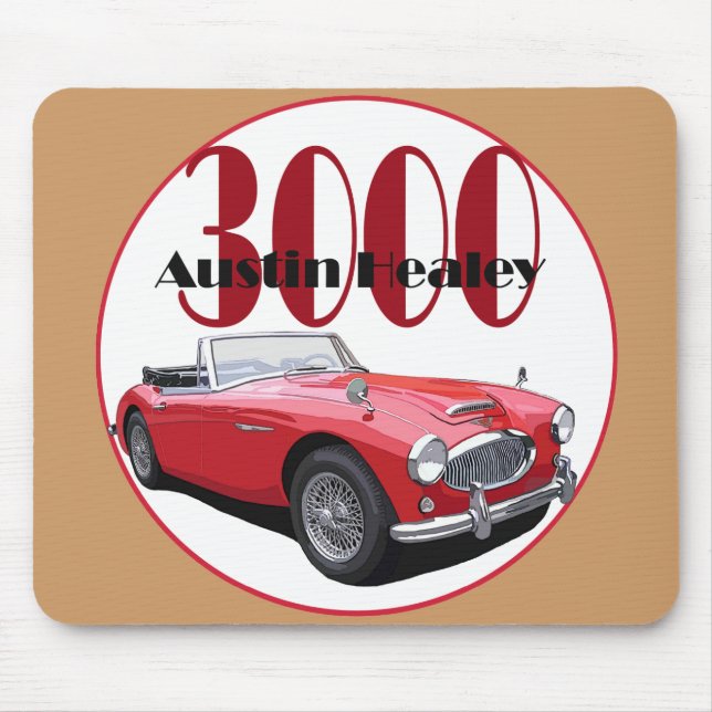 Austin Healey 3000 Musmatta (Framsidan)