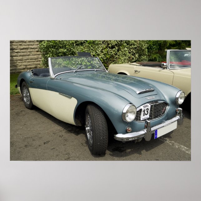 Austin Healey 3000 Poster (Framsidan)