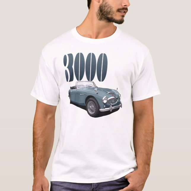 Austin Healey 3000 T-shirt (Framsida)