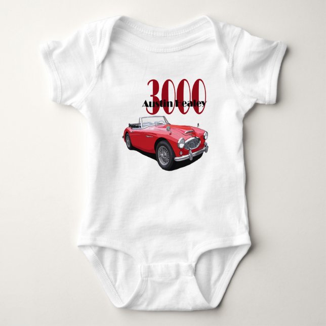 Austin Healey 3000 T Shirt (Framsida)