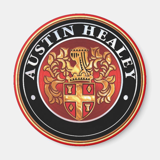 Austin Healey Badge Magnet (Framsidan)