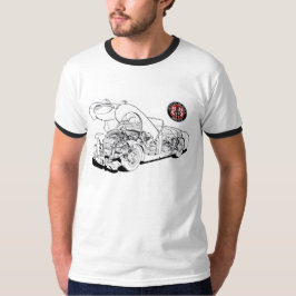 Austin Healey Bugeye Frogeye Car 1958 Hiking Anka T-shirt