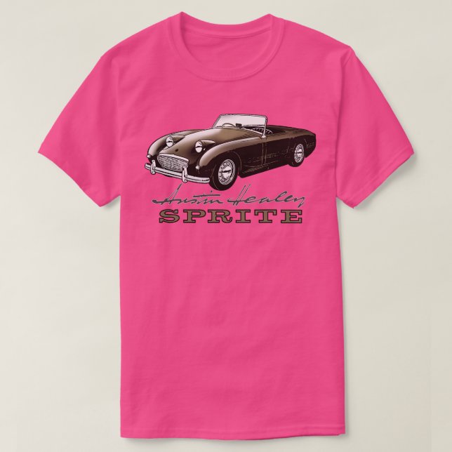 Austin Healey Bugeye sprite UK T Shirt (Design framsida)