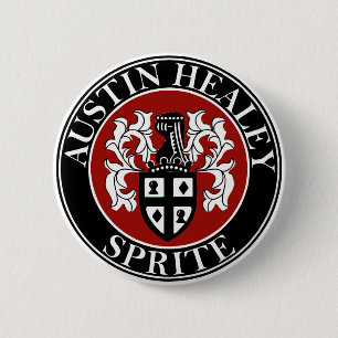 Austin Healey Car Classic Hiking Anka Badge Knapp