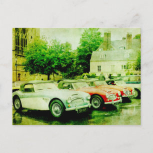 Austin-Healey Classic Car Postcard Vykort