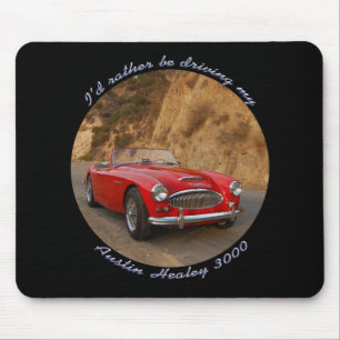 Austin Healey röda Sportscar Mousepad Musmatta