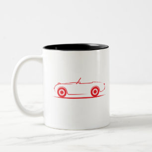 Austin Healey Sprite Bugeye Två-Tonad Mugg