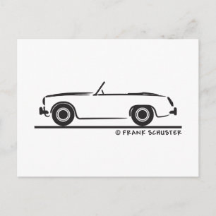 Austin Healey Sprite MK II Vykort