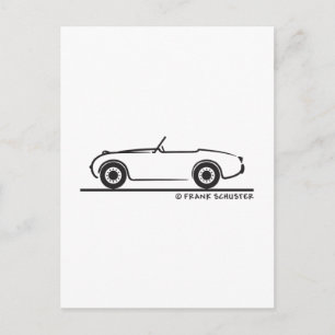 Austin Healey Sprite Vykort