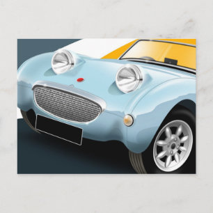 Austin Healey Sprite vykort