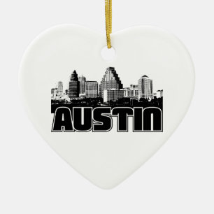 Austin horisont julgransprydnad keramik