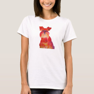 Austin i rött t-shirt