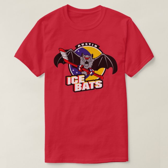 Austin Ice Fladdermus T Shirt (Design framsida)