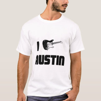 Austin - levande musikhuvudstad t shirt