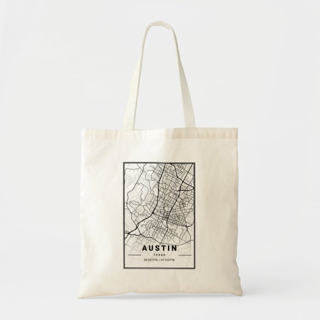 Austin Light City Karta Tygkasse (Framsidan)