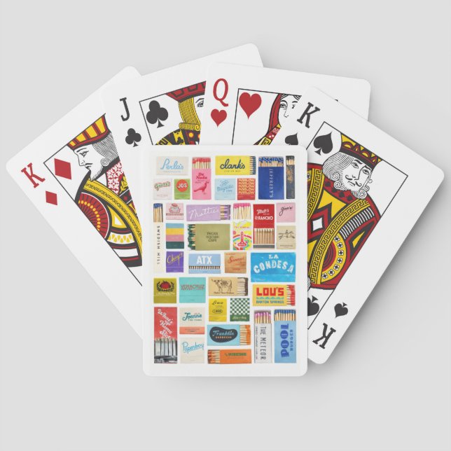 Austin Matchbook Deck of Cards Casinokort (Baksidan)