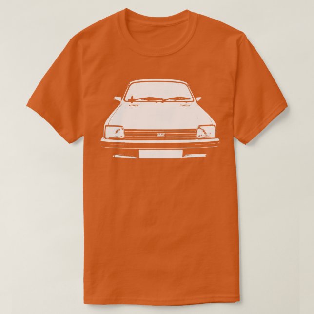 Austin Metro 1980 s klassisk monoblock vit T Shirt (Design framsida)