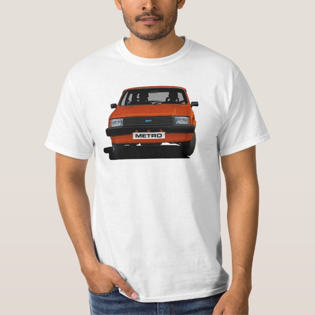 Austin Metro Mk1 in 11 colours - DIY -  T Shirt (Framsida)