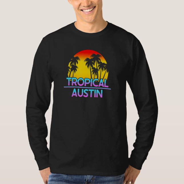 Austin Minnesota Funny Ironic Weather T Shirt (Framsida)