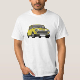 Austin Morris Mini med vit rand - 15 färg T Shirt