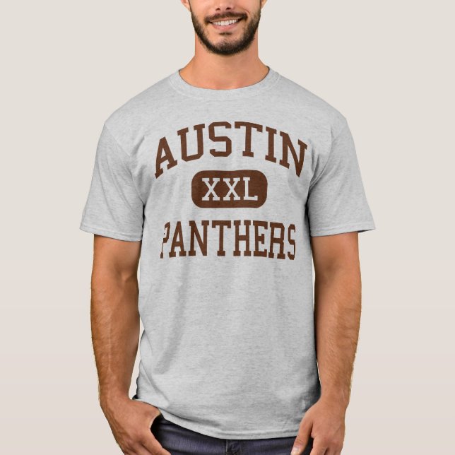 Austin - pantrar - högstadium - El Paso Texas Tee (Framsida)