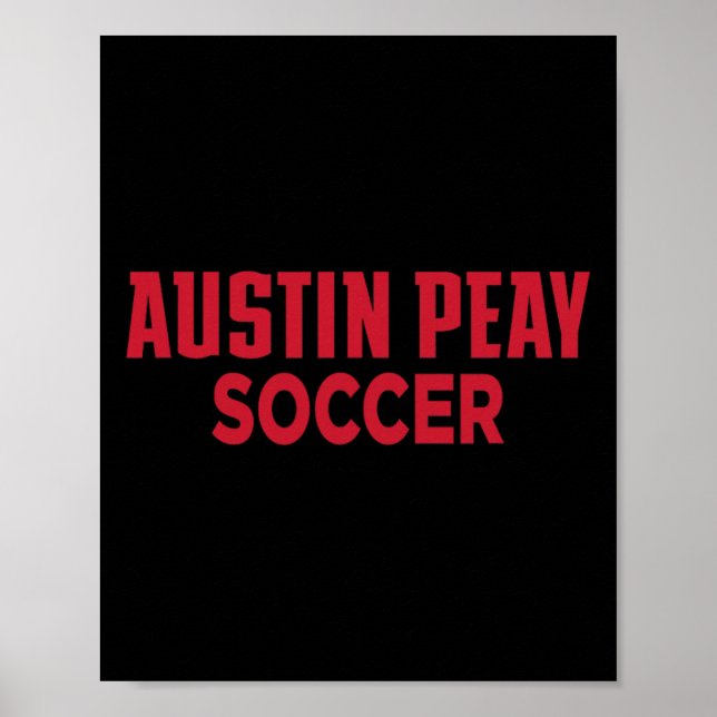 Austin Peay State University Fotboll Governors App Poster (Framsidan)