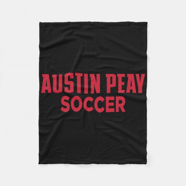 Austin Peay State University Soccer Governors Appa Fleecefilt (Framsidan)