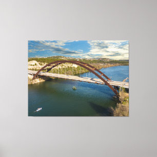 Austin Pennybacker Bridge Canvastryck