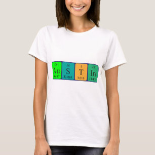 Austin Periodisk skjorta bord namn T-shirt