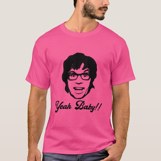 Austin Powers Ja Ba kille familj T Shirt (Framsida)