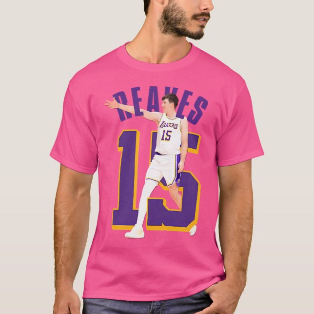 Austin Reaves 15 Celebrate Tre T Shirt (Framsida)